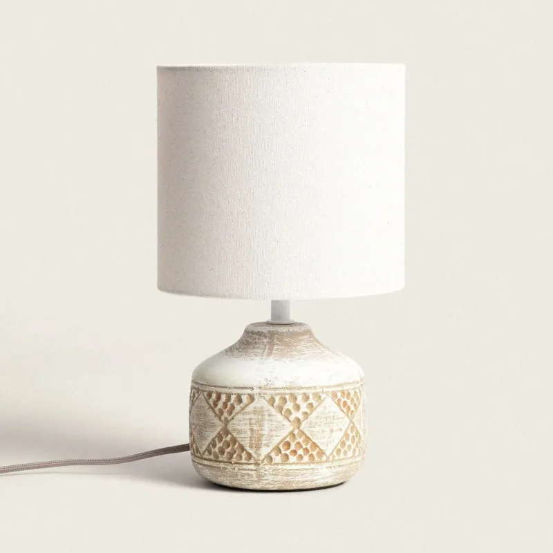 lampe-de-table-ceramique-blanche-culot-e14