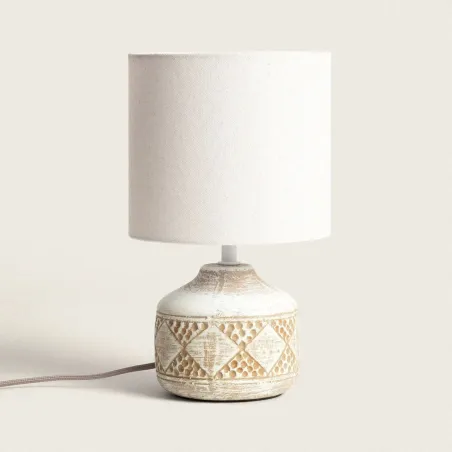 lampe-de-table-ceramique-blanche-culot-e14