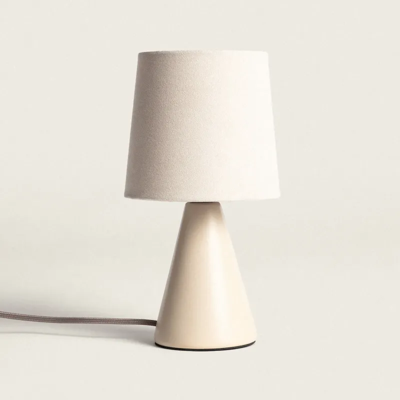 lampe-de-table-ceramique-blanche-culot-e14-4-couleurs