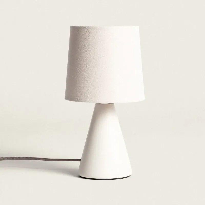 lampe-de-table-ceramique-blanche-culot-e14-4-couleurs