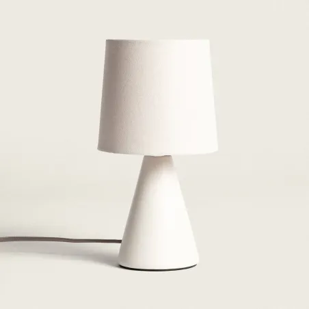 lampe-de-table-ceramique-blanche-culot-e14-4-couleurs
