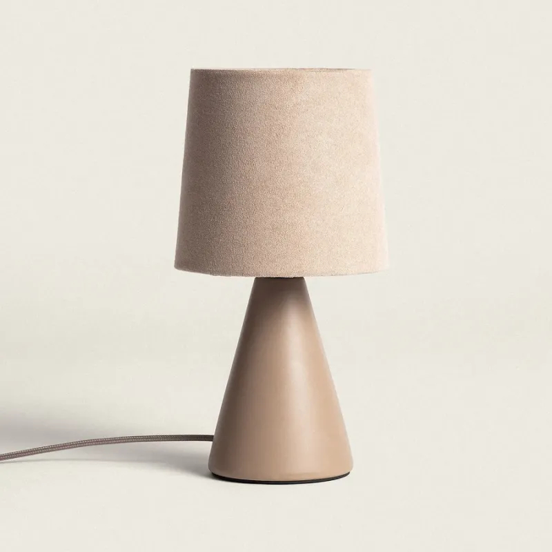 lampe-de-table-ceramique-blanche-culot-e14-4-couleurs