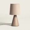 lampe-de-table-ceramique-blanche-culot-e14-4-couleurs