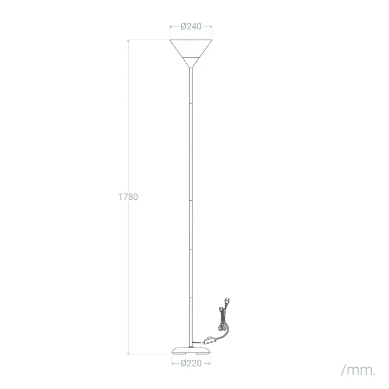 lampdaire-metal-gris-178cm-culot-e27