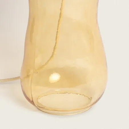 lampe-a-poser-verre-et-abat-jour-tissu-