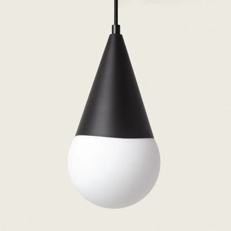 suspension-metal-dore-ou-noir-goutte-d-eau-verre-culot-e27