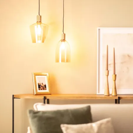 suspension-en-verre-ambree-culot-e27