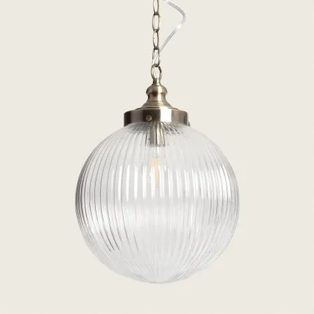 suspension-metal-et-boule-verre-culot-e27