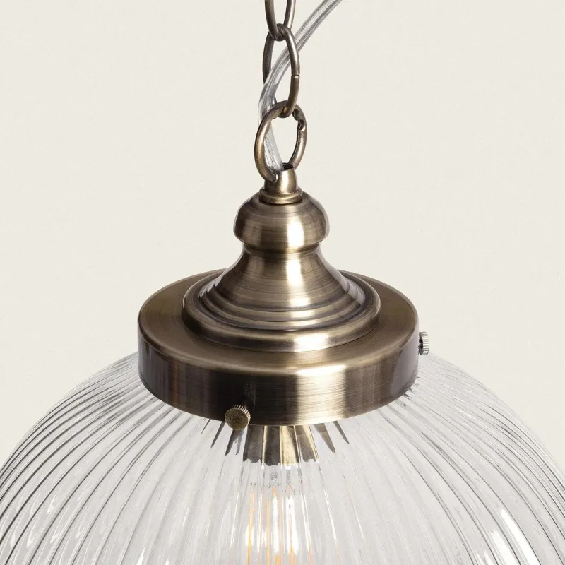 suspension-metal-et-boule-verre-culot-e27