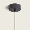 suspension-tige-75cm-led-3w-220lm-metal-noir-dore-4000k