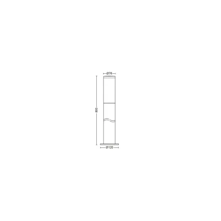 borne-potelet-90cm-exterieur-philips-noir-ip44-culot-e27