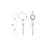 projecteurs-piquet-beton-gris-stone-piquet-gu10-ip65