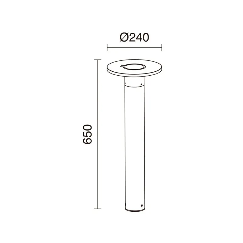 borne-balise-65cm-ip54-led-8w-1300lm-gris-anthracite-orbita