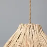 Suspension luminaire suspendu rotin culot e27