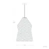 Suspension luminaire suspendu rotin culot e27