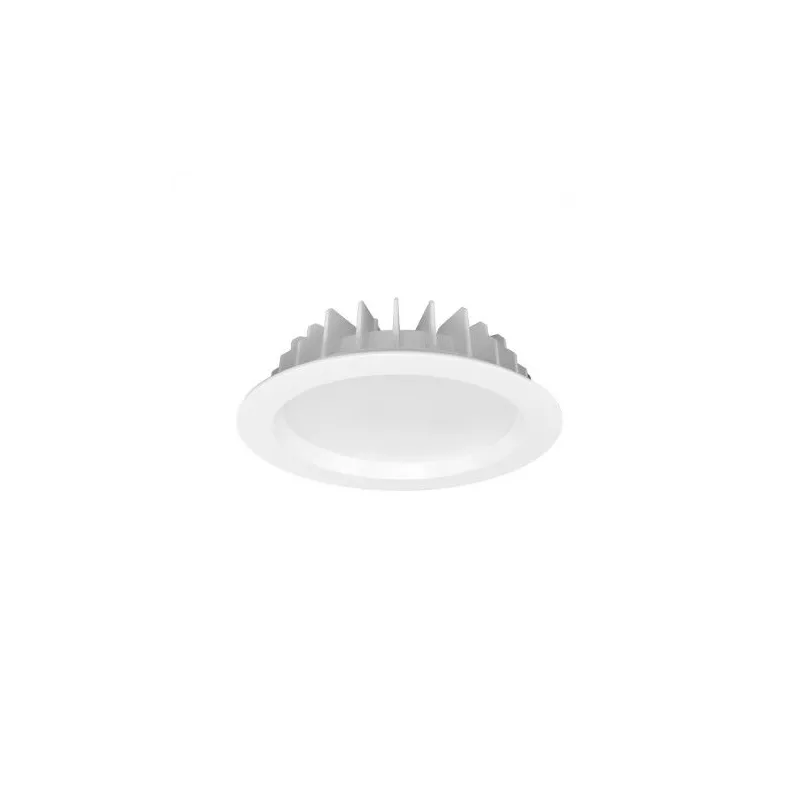 ORION DOWNLIGHT DIAM 195MM MULTI-PUIS 25/30W CCT IP54 BLC AJUST 5ANS