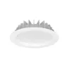 ORION DOWNLIGHT DIAM 195MM MULTI-PUIS 25/30W CCT IP54 BLC AJUST 5ANS