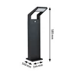 borne-lumineuse-led-merano-detecteur-haute-frequence-ip44-910mm-3000k-14w-850lm-230v-anthracite-aluminium