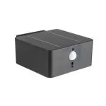 applique-murale-noire-carree-led-solaire-5w-3000k-detecteur-ir