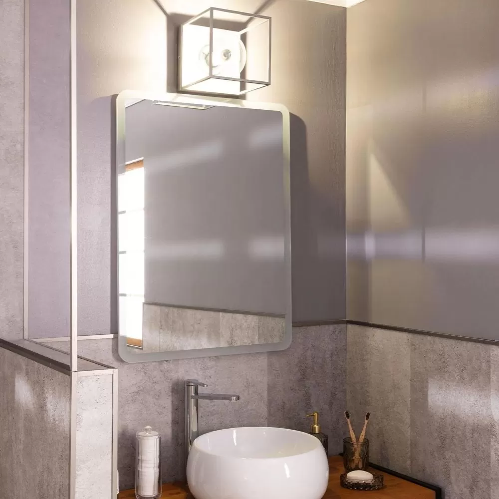 applique-plafonnier-special-salle-de-bain-ip44-cage-metal-
