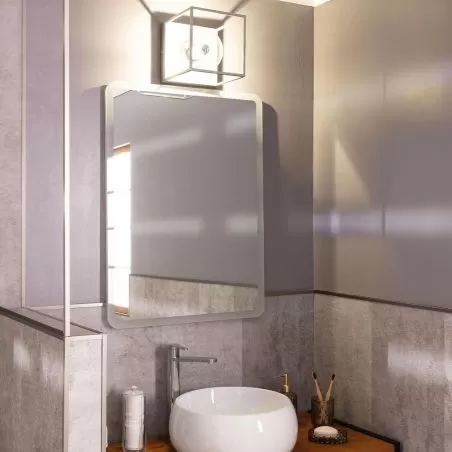 applique-plafonnier-special-salle-de-bain-ip44-cage-metal-