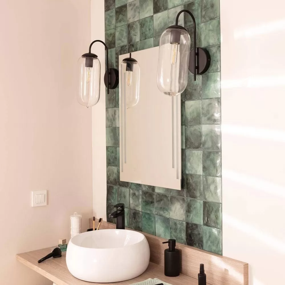 applique-special-salle-de-bain-ip44-metal-noir-et-verre