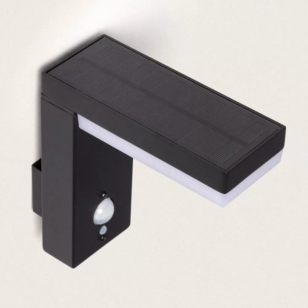 applique-solaire-noire-detecteur-de-mouvement-2w-led-140-lumens-3000k