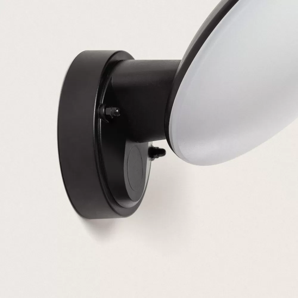applique-murale-noire-8w-led-ip54-220v