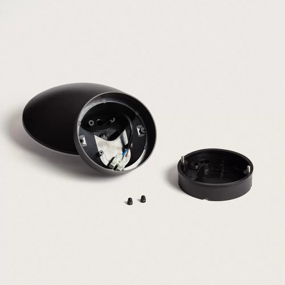 applique-murale-noire-8w-led-ip54-220v