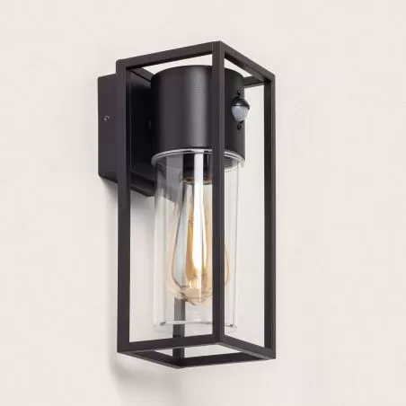 applique-murale-noire-8w-led-ip54-220v