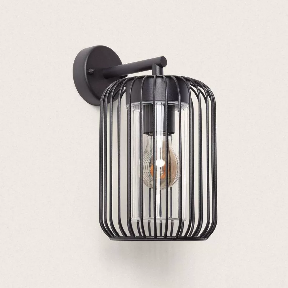 applique-murale-exterieure-metal-noir-ip44-220v