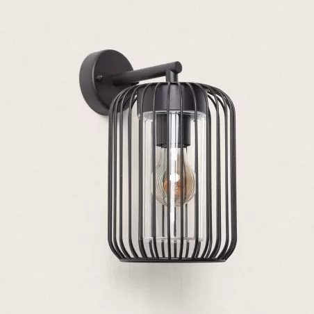 applique-murale-exterieure-metal-noir-ip44-220v