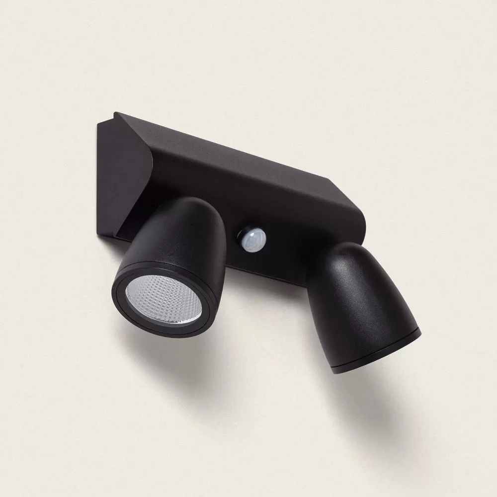applique-murale-12w-led-detecteur-double-spots-orientable-etanche-ip65
