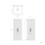 applique-murale-noire-culot-e27-ip44-220v