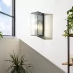applique-murale-noire-culot-e27-ip44-220v