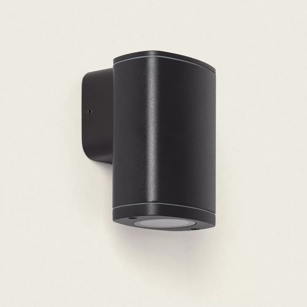 applique-murale-noire-simple-spot-gu10-etanche-ip54