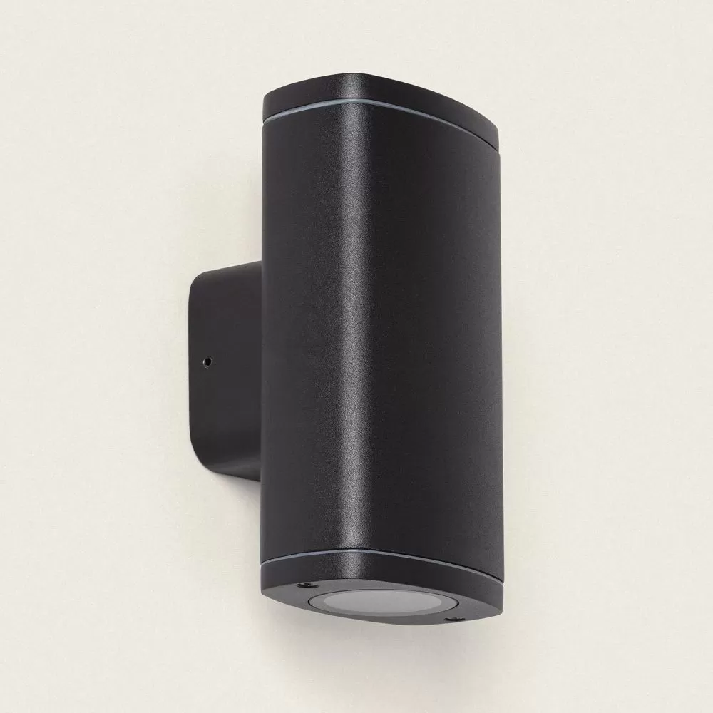 applique-murale-noire-simple-spot-gu10-etanche-ip54