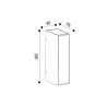 applique-led-8w-rectangulaire-noire-600-lumens