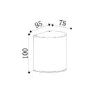 applique-murale-noire-simple-spot-gu10-etanche-ip54