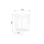 applique-murale-exterieure-metal-noir-cube-ip44-220v