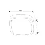 applique-exterieure-led-12w-noire-1100-lumens-ip65