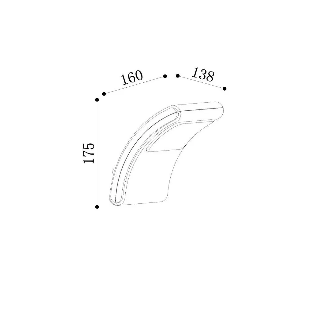 applique-exterieure-led-8w-noire-700-lumens-ip54