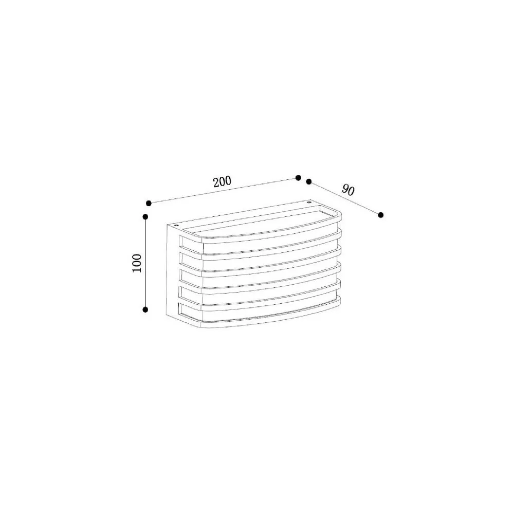 applique-exterieure-led-8w-noire-700-lumens-ip54