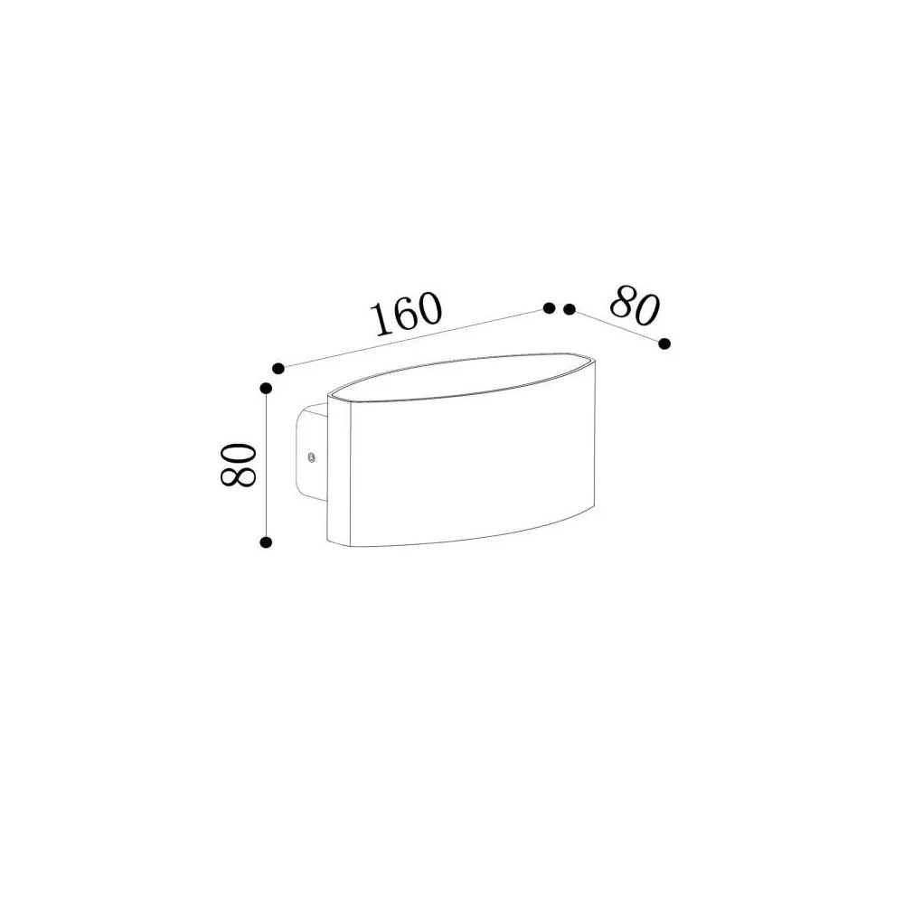 applique-exterieure-led-8w-noire-700-lumens-ip54