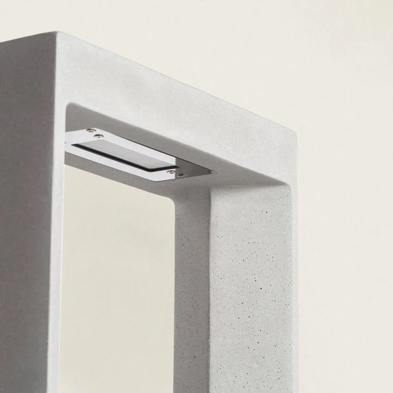 borne-potelet-led-variable-65cm-exterieure-balise-ciment-ip65-220v