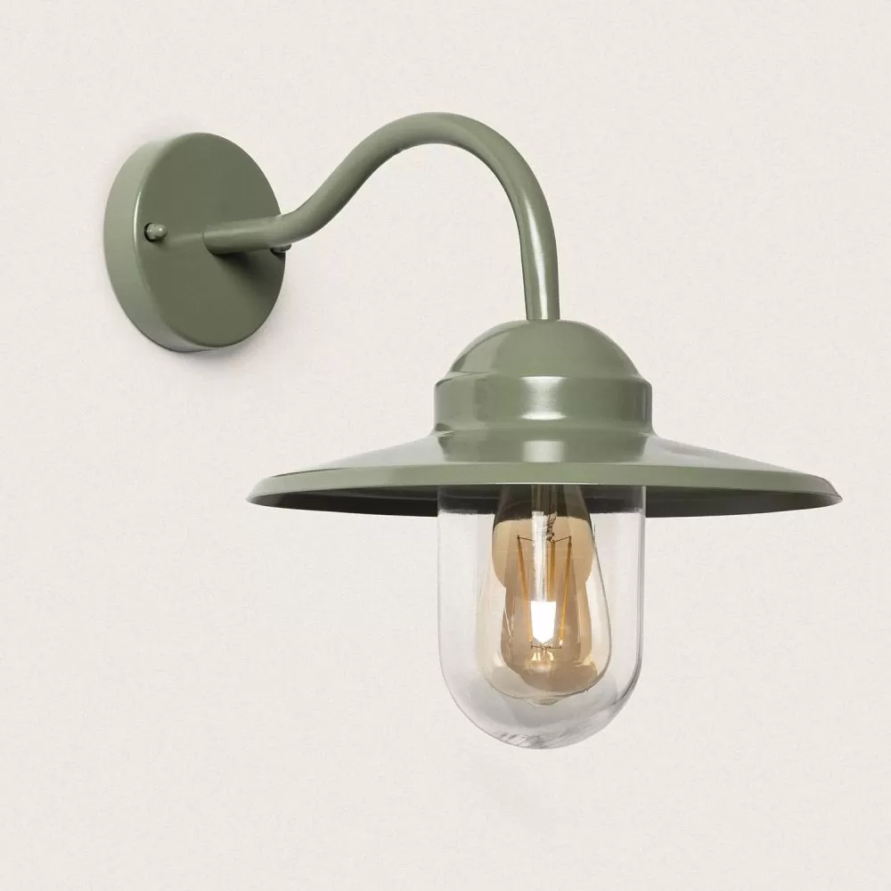 applique-murale-exterieure-metal-et-verre-ip44-220v