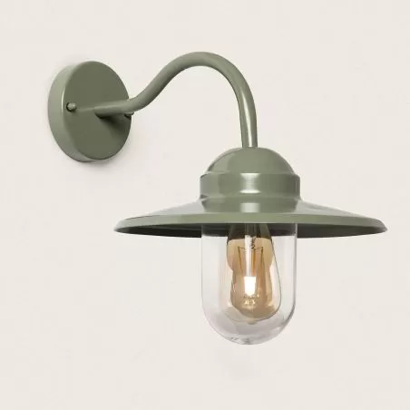 applique-murale-exterieure-metal-et-verre-ip44-220v
