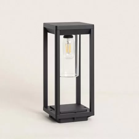 borne-potelet-35cm-exterieure-noire-ip44-220v