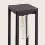 borne-potelet-35cm-exterieure-noire-ip44-220v