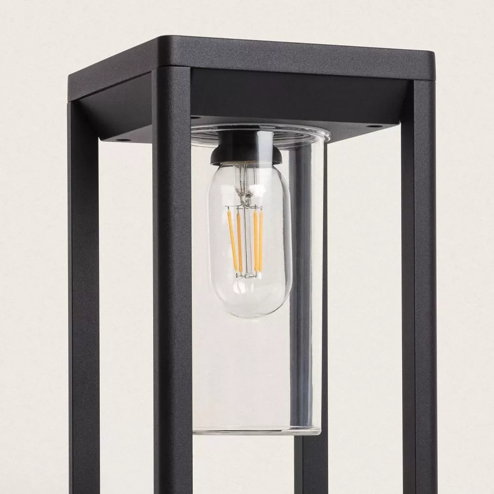 borne-potelet-35cm-exterieure-noire-ip44-220v